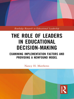 cover image of The Role of Leaders in Educational Decision-Making